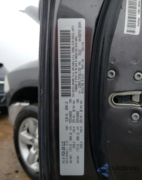 2015 Ram 1500 Slt из США, поврежденный, VIN 1C6RR7LT2FS611762